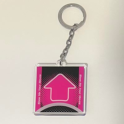 DDR Arrow Keychain