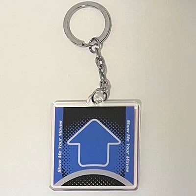 DDR Arrow Keychain